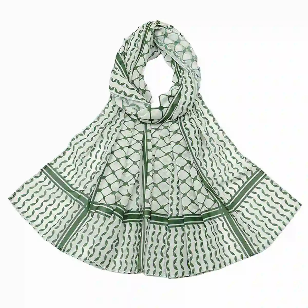 20 Colors Options Chiffon Women Keffiyeh Palestine Hijab Kuffiyeh Palestinian Scarf