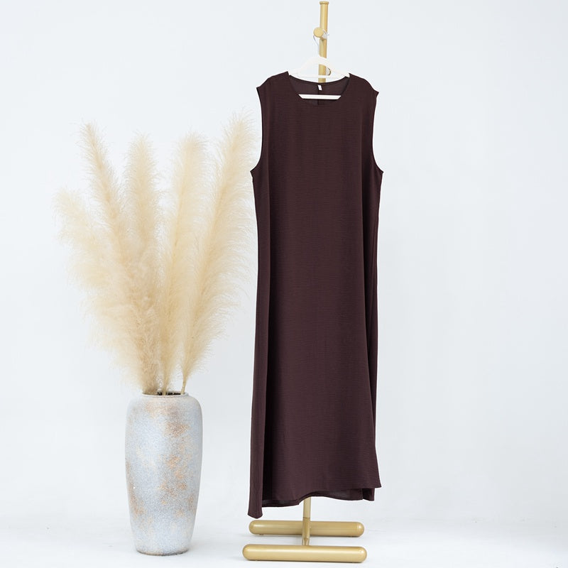 Robe sans manches pour femmes musulmanes