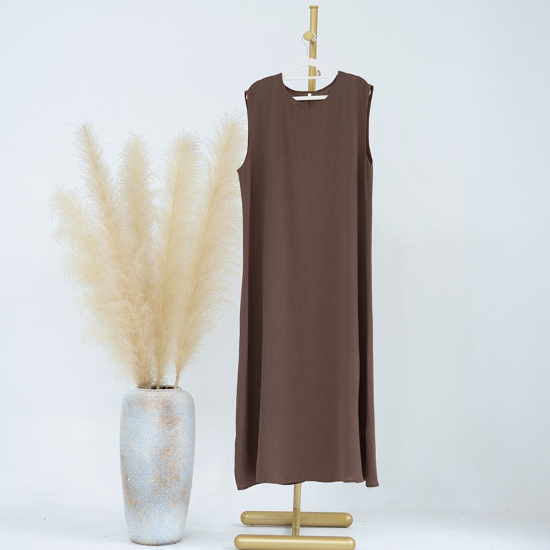 Robe sans manches pour femmes musulmanes