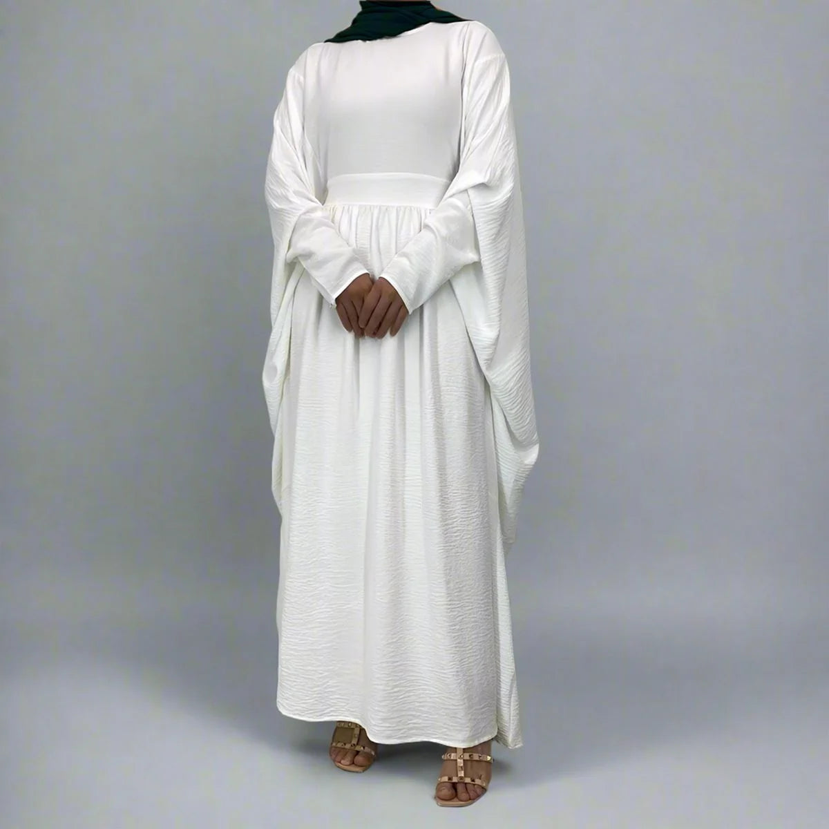 Robe Abaya plissée et froissée #256836