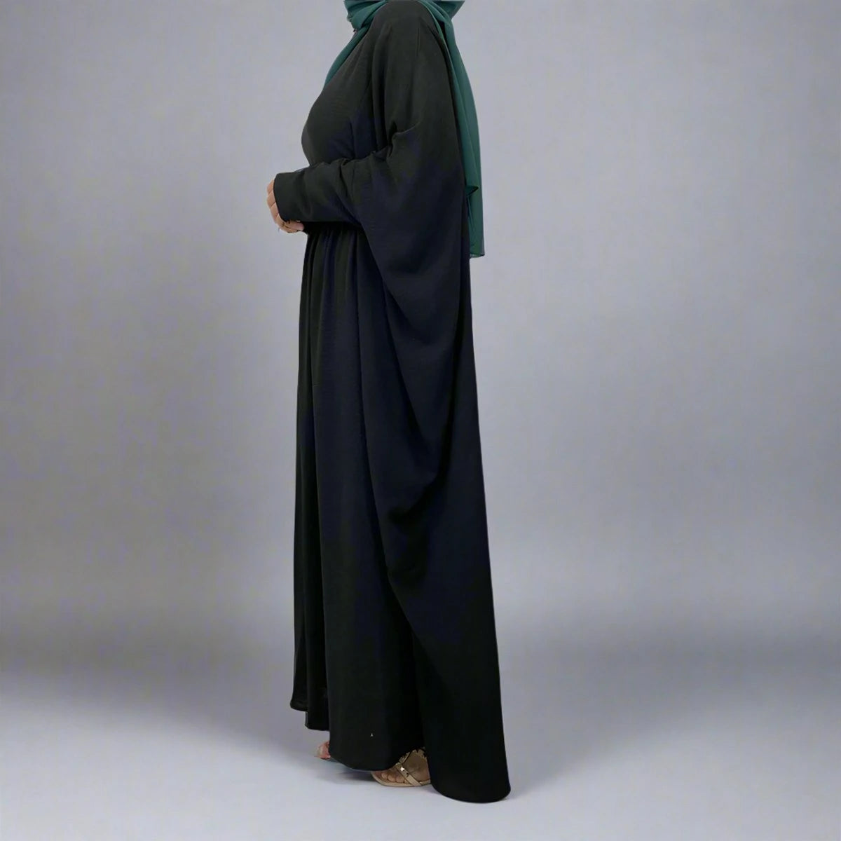 Robe Abaya plissée et froissée #256836