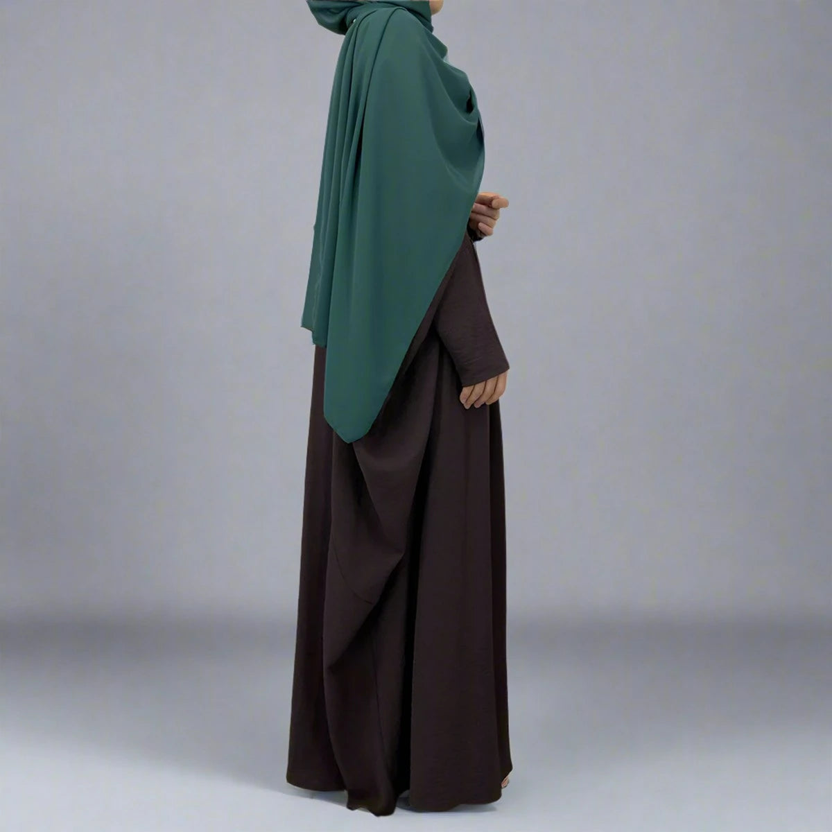 Robe Abaya plissée et froissée #256836