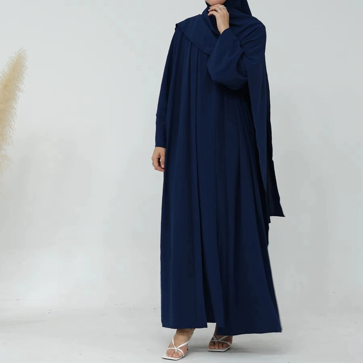 Ensemble 2 pièces Abaya pour femmes arabes, 12 couleurs au choix, sans abaya ni robe intérieure