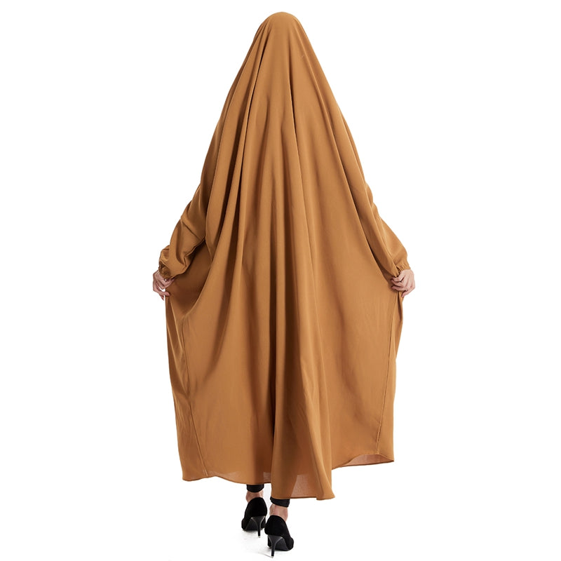 Robe de prière Farasha à manches chauve-souris, jilbab, abaya