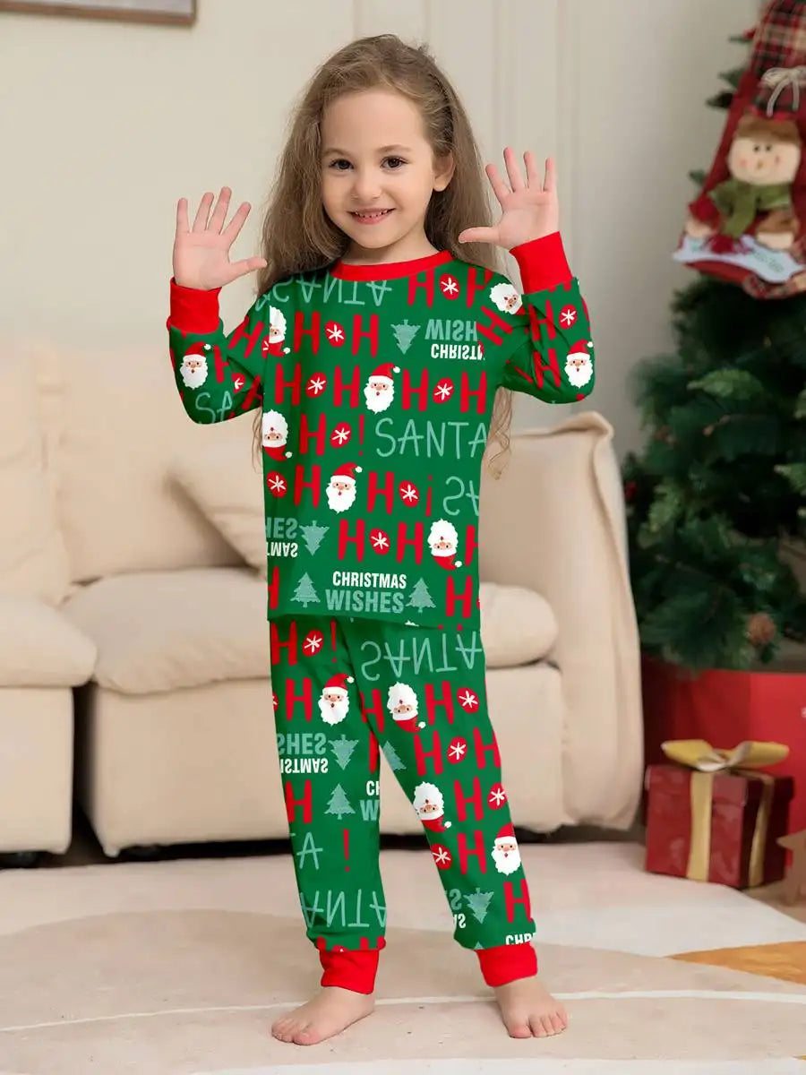 Ensemble pyjama de Noël imprimé assorti pour toute la famille #24881