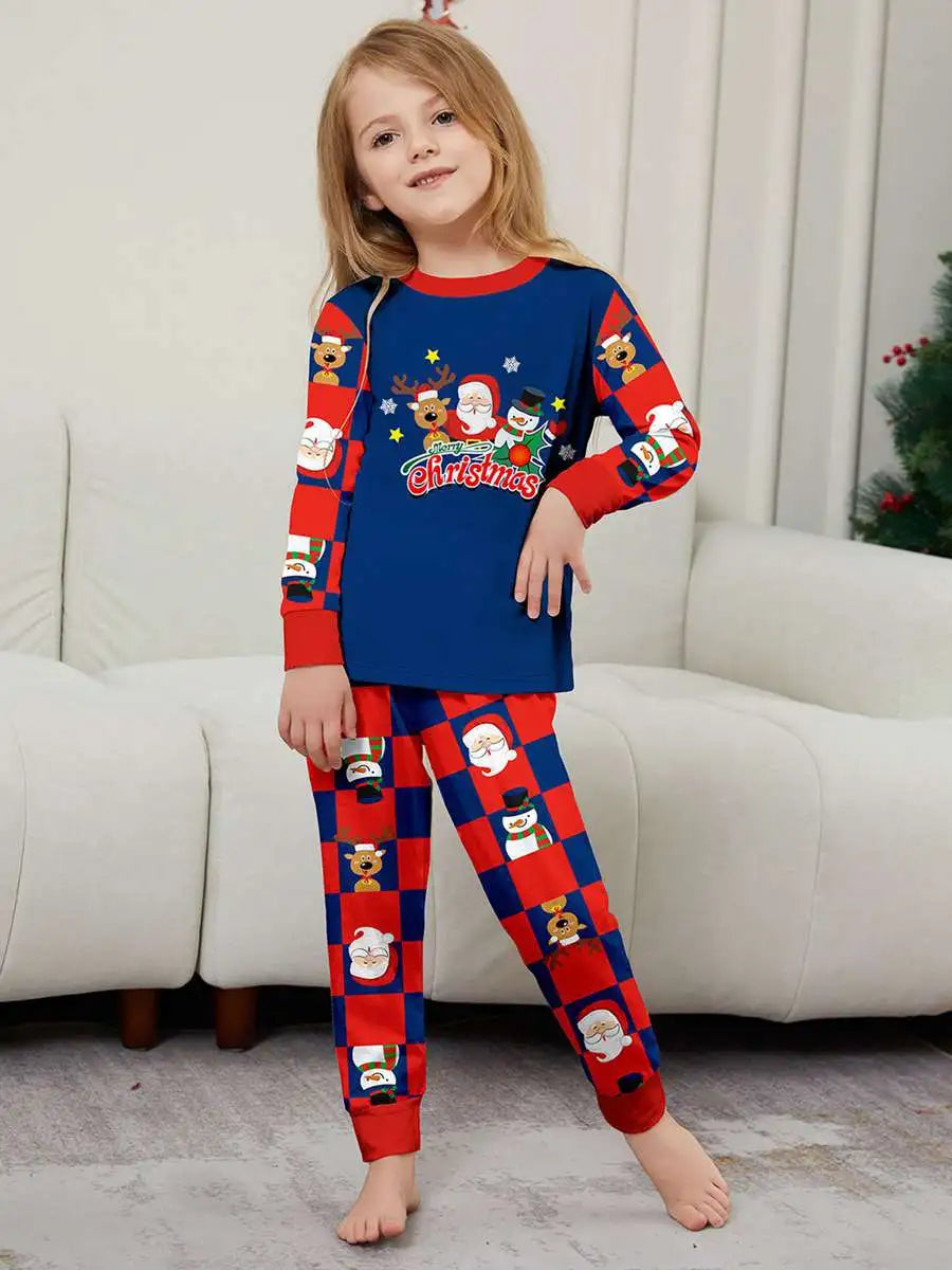 Ensemble pyjama de Noël imprimé assorti pour toute la famille #242320