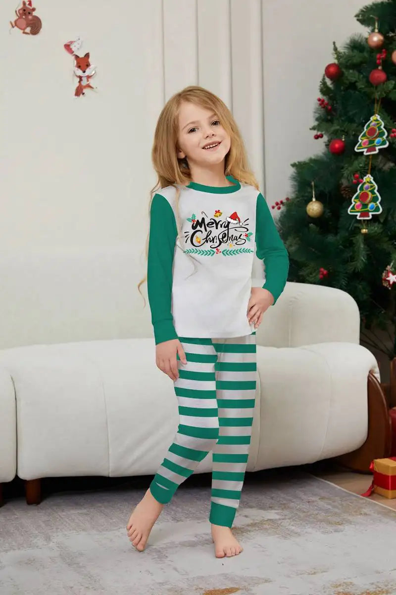 Ensemble pyjama de Noël imprimé assorti pour toute la famille #241153