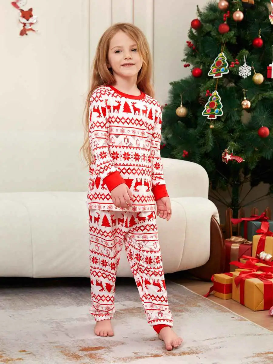 Reindeer Pjs Family Matching Christmas Pajamas Sets #24518