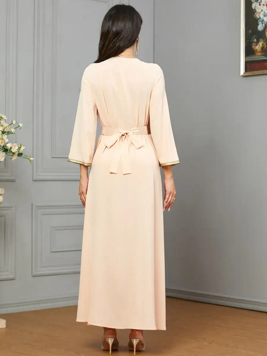 Robe caftan brodée Eid Dubai Caftan