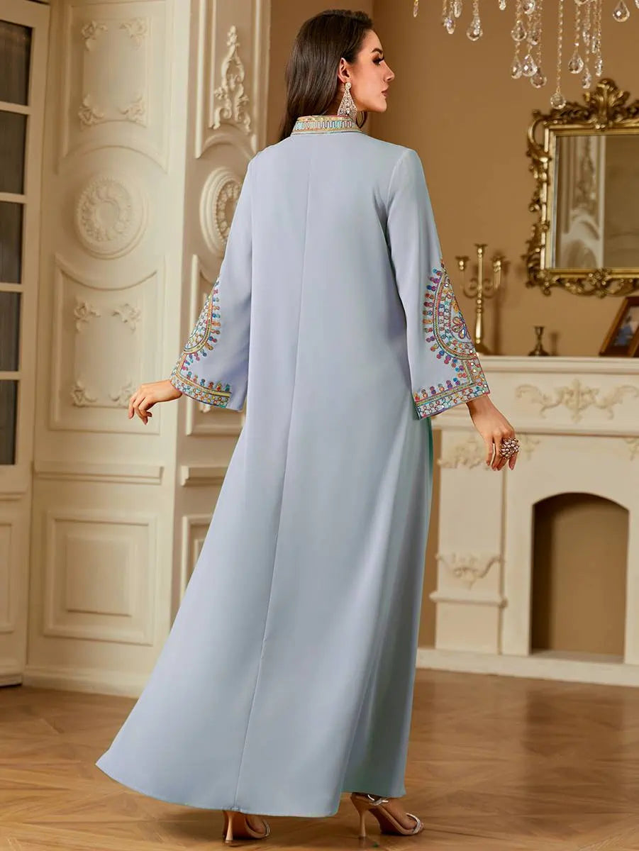 Eid Dress Embroidery Caftan Kaftan Dress #254219