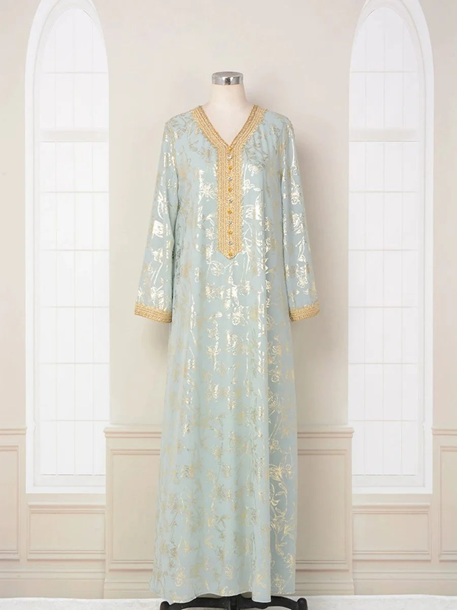 Robe bronzante Eid Caftan Kaftan #25030