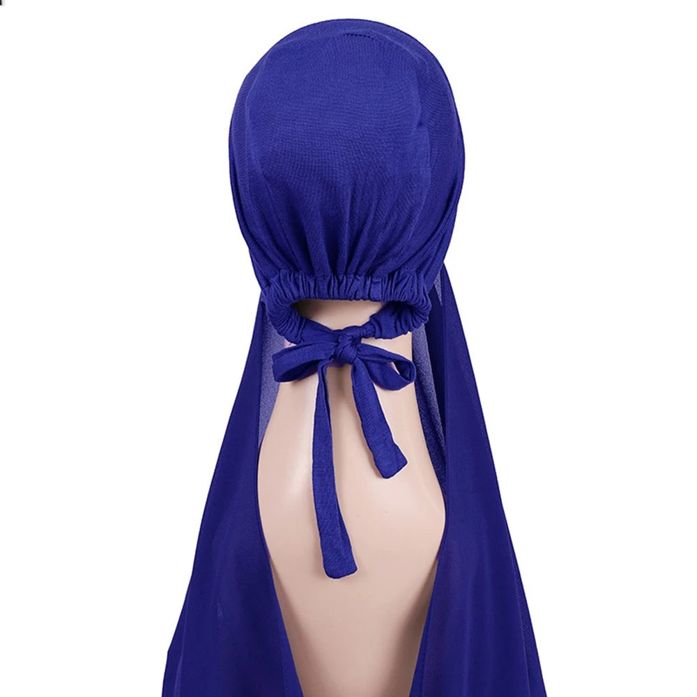 Hijab avec bonnet assorti pour femmes musulmanes #25001