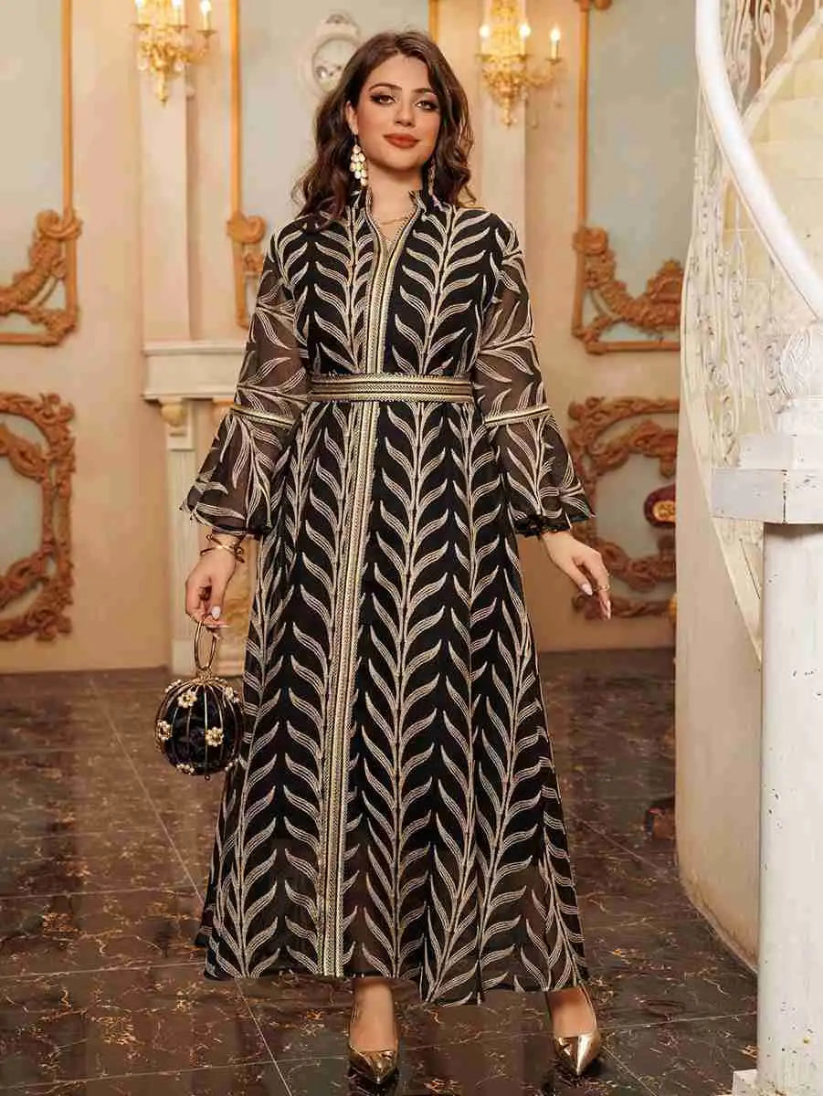 Robe caftan brodée Eid Doris