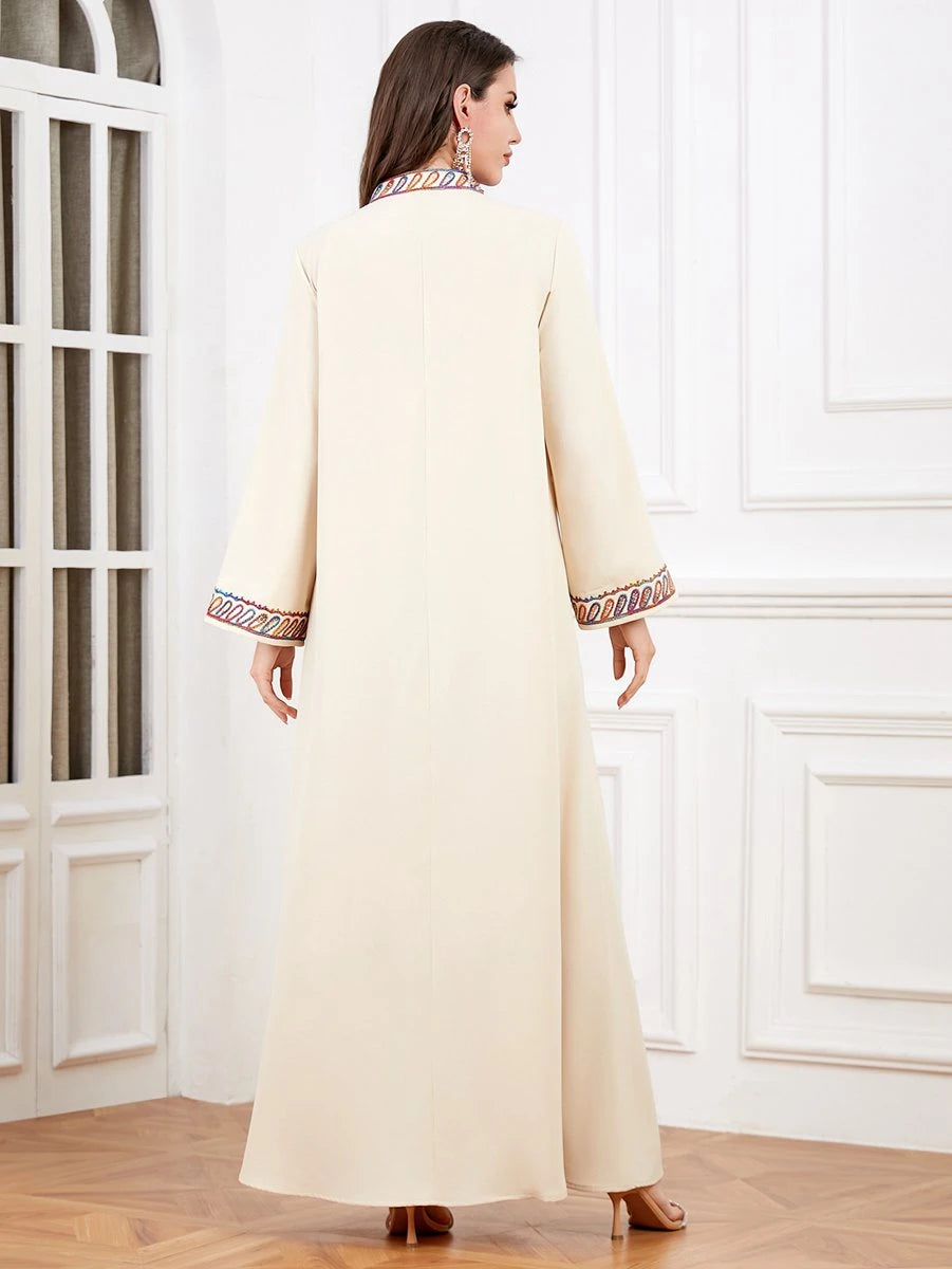 Embroidery Eid Dress Mukhawar Caftan Kaftan Dress #254342