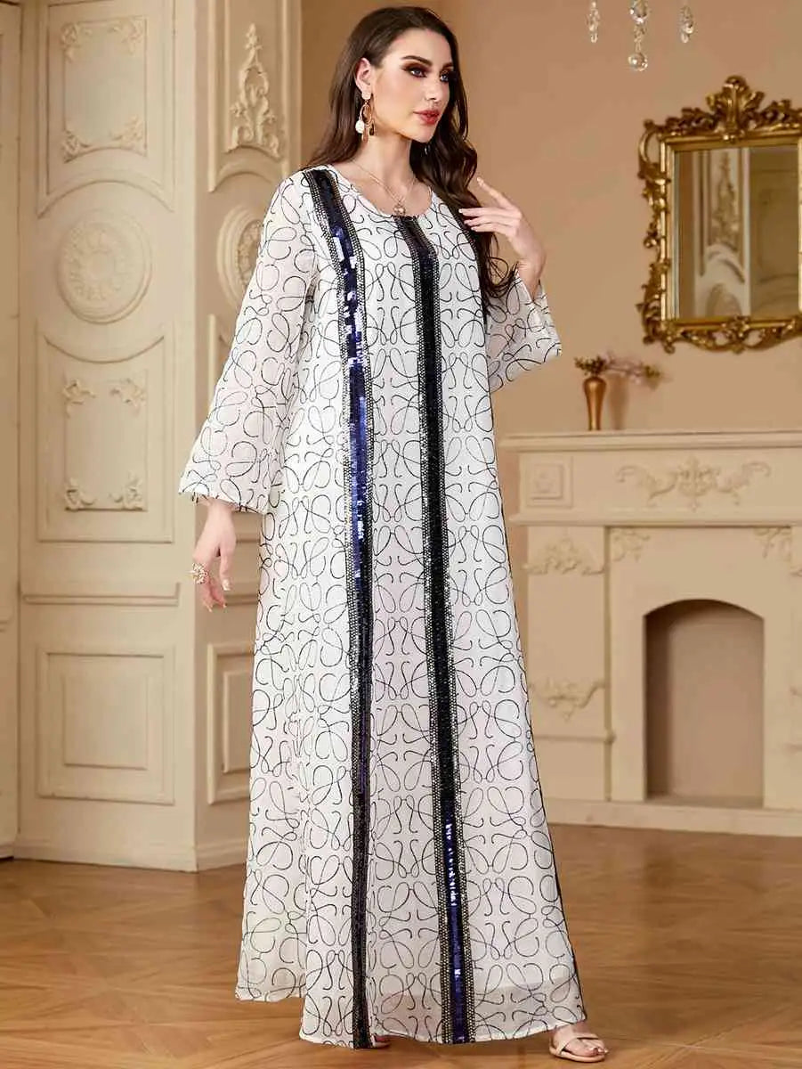 Paillettes Eid Caftan Kaftan Robe #244210