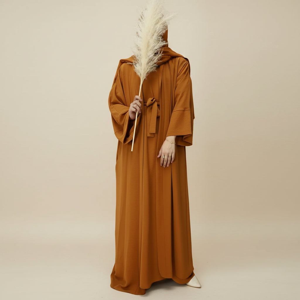 Ensemble 2 pièces Abaya pour femmes arabes, 12 couleurs au choix, sans abaya ni robe intérieure