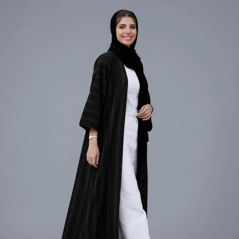 Robe Abaya vintage en tricot pour femmes musulmanes