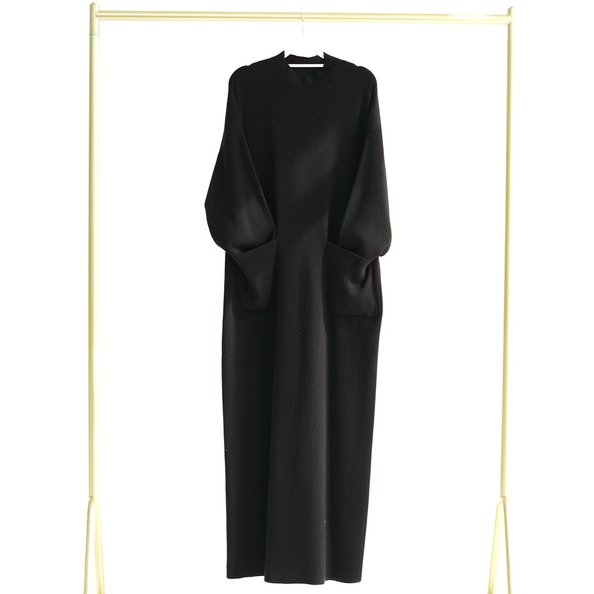 Robe Abaya épaisse en tricot pour l'hiver et l'automne #24917