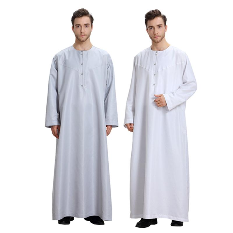 Vêtements arabes musulmans du Moyen-Orient pour hommes, Islam, Dubaï, Thobe islamique