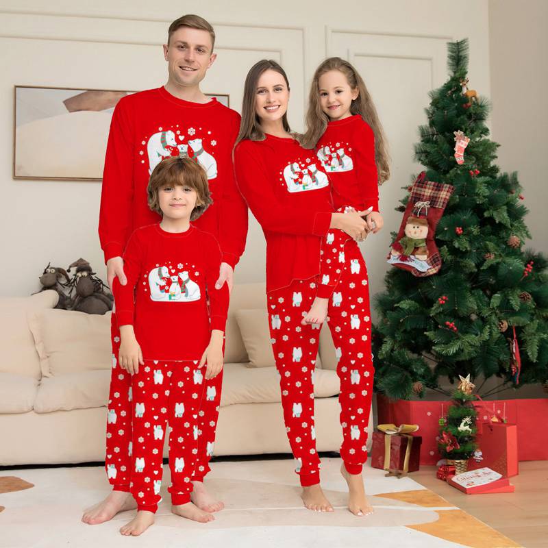 Ensembles de pyjamas de Noël assortis pour la famille Ours