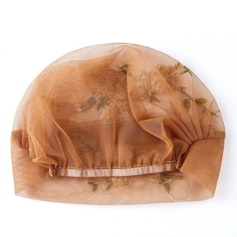 Fashion Muslim Women Arab Embroidery Hijab Caps Hat Turban
