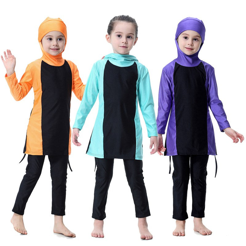 Maillot de bain burkini pour fille musulmane