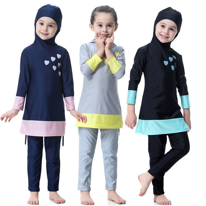 Maillot de bain burkini pour fille musulmane