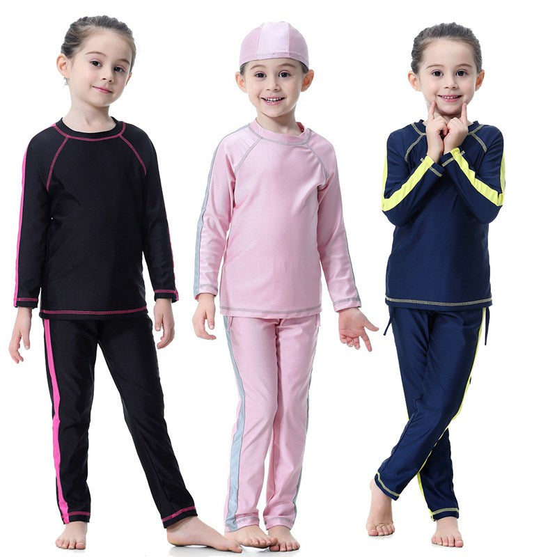 Maillot de bain pour fille musulmane, burkini pour enfant