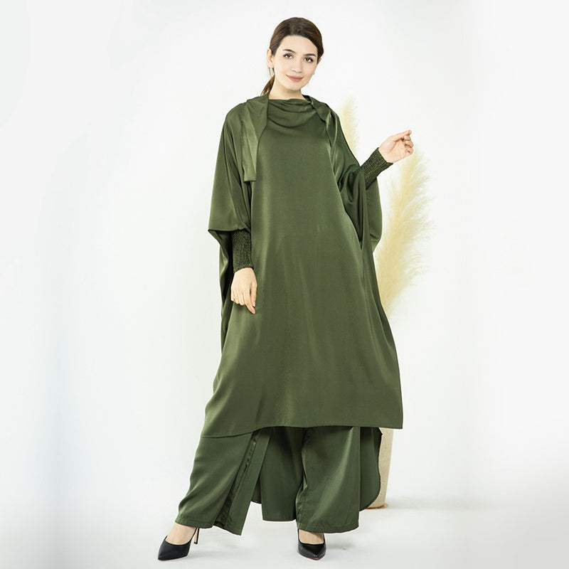 Ensemble pantalon ample Nida pour femmes musulmanes avec jilbab et robes
