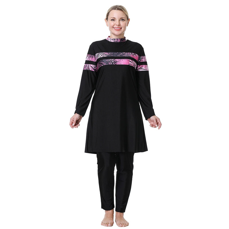 Maillot de bain grande taille 3XL-8XL pour femmes musulmanes, burkini halal, islamique