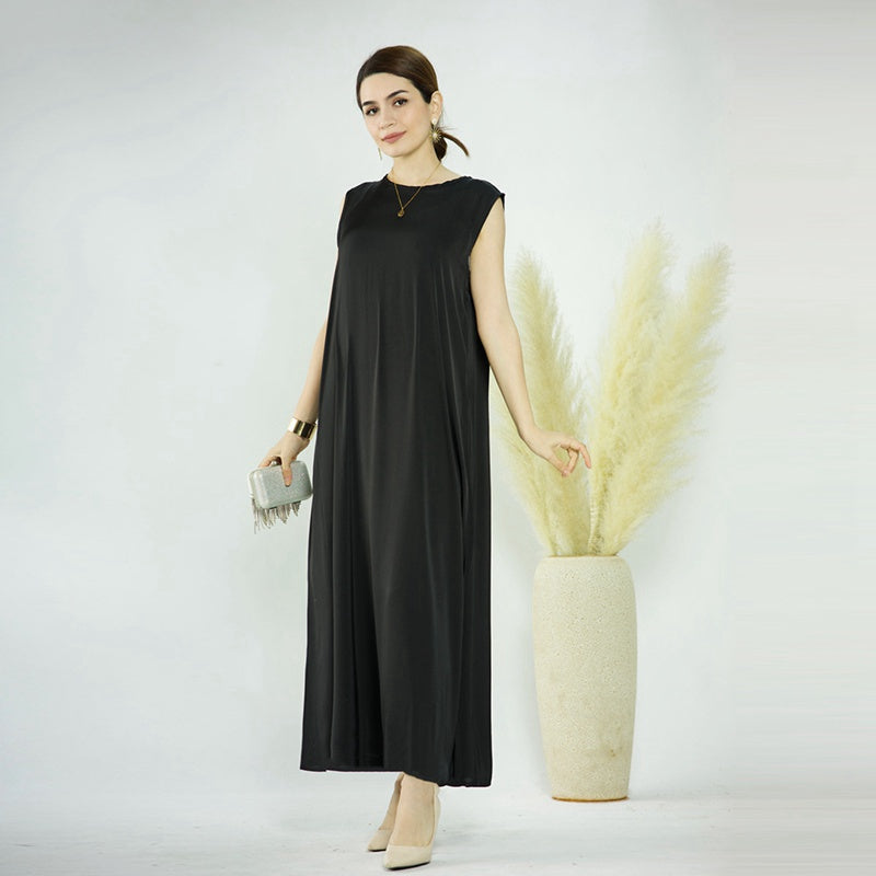 Sous-robe sans manches pour femmes musulmanes
