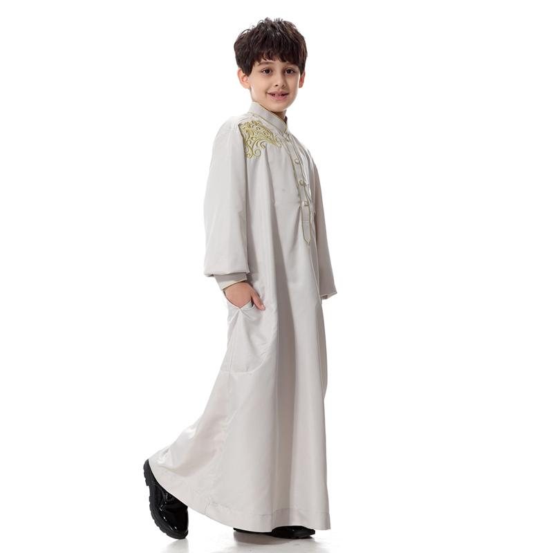 Vêtements pour enfants arabes du Moyen-Orient, jubah thobes pour garçons