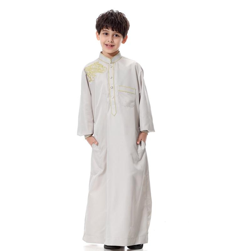 Vêtements pour enfants arabes du Moyen-Orient, jubah thobes pour garçons