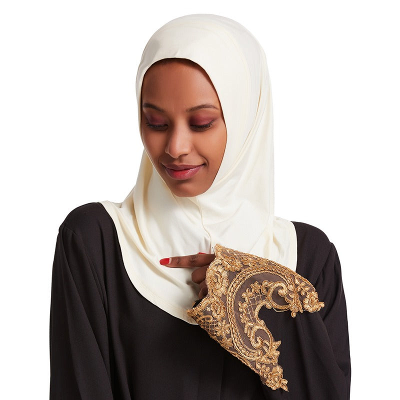 Foulard pour femmes arabes, hijab, bonnet intérieur