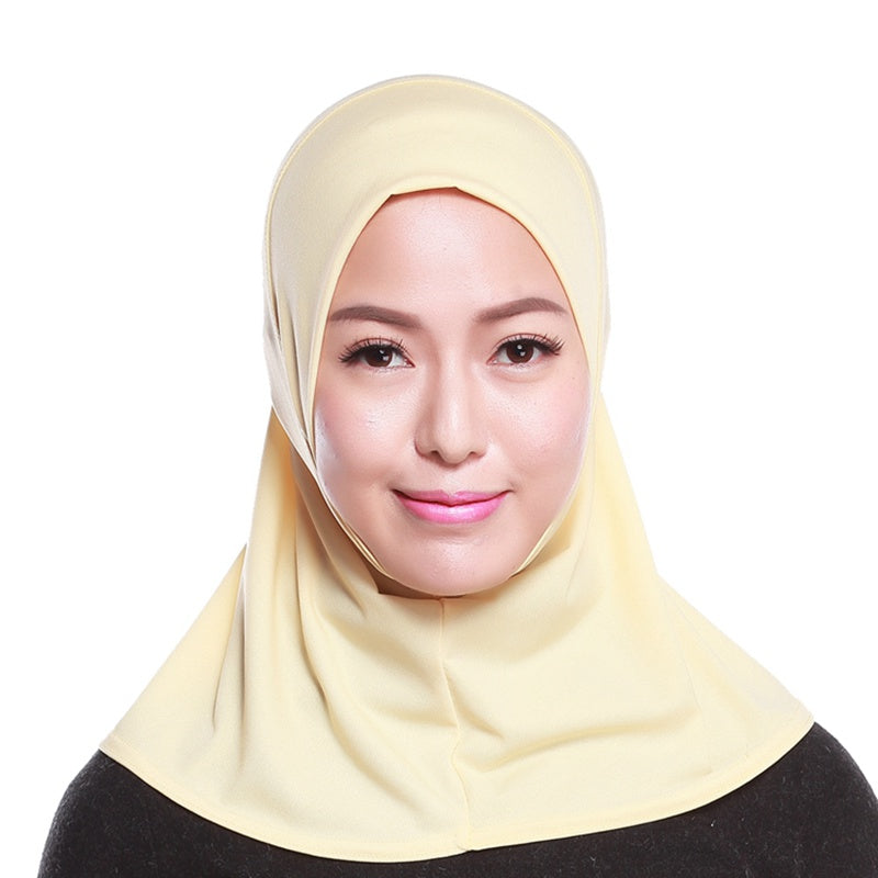 Foulard pour femmes arabes, couvre-chef, hijab intérieur, chapeau