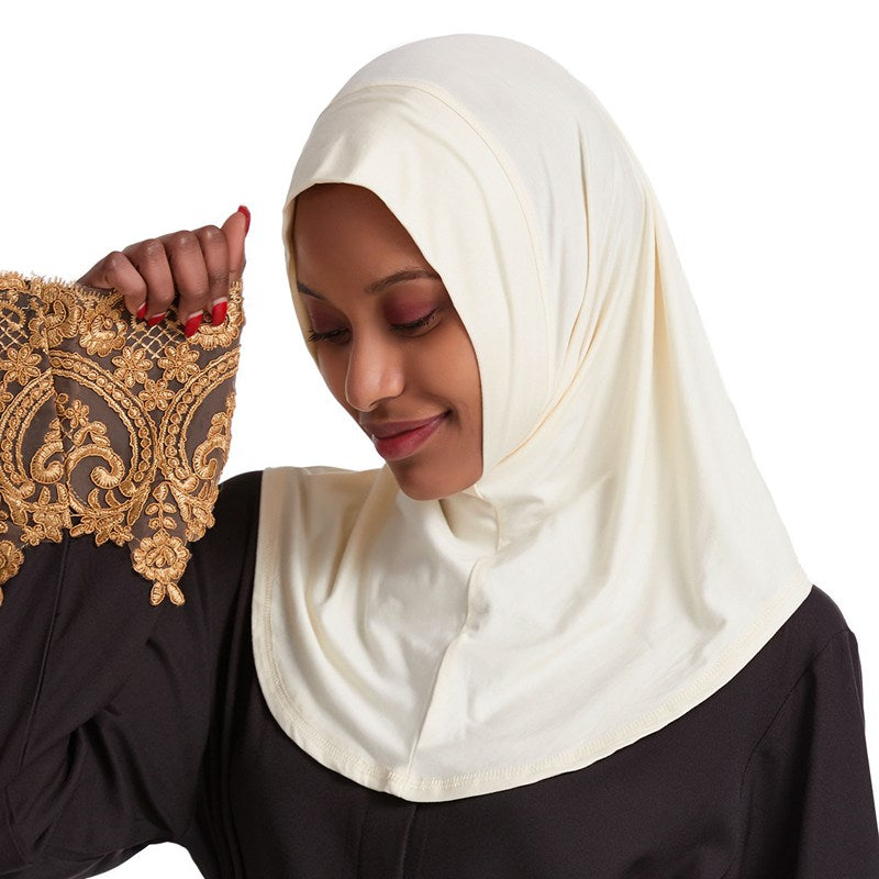 Foulard pour femmes arabes, hijab, bonnet intérieur
