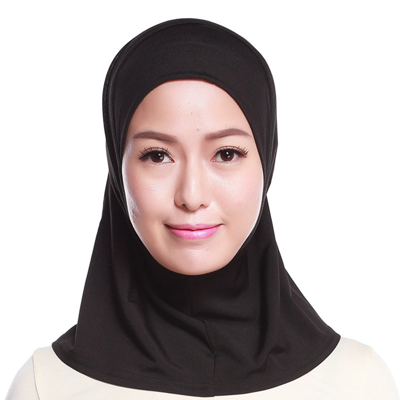 Foulard pour femmes arabes, couvre-chef, hijab intérieur, chapeau