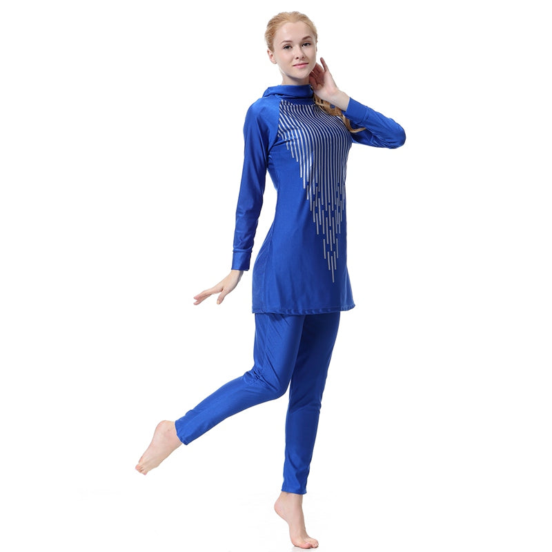 Maillot de bain à capuche pour femmes musulmanes, burkini islamique
