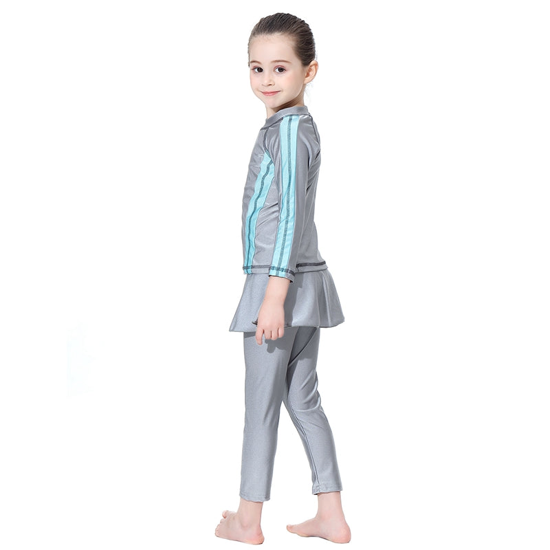Maillots de bain pour filles musulmanes, burkinis pour enfants