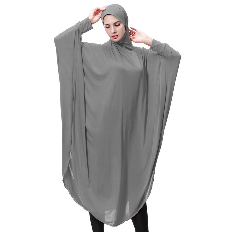 Jilbab de prière long avec manches pour femmes arabes