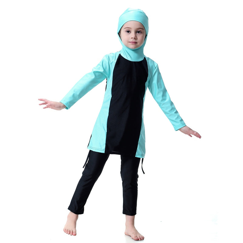 Maillot de bain burkini pour fille musulmane