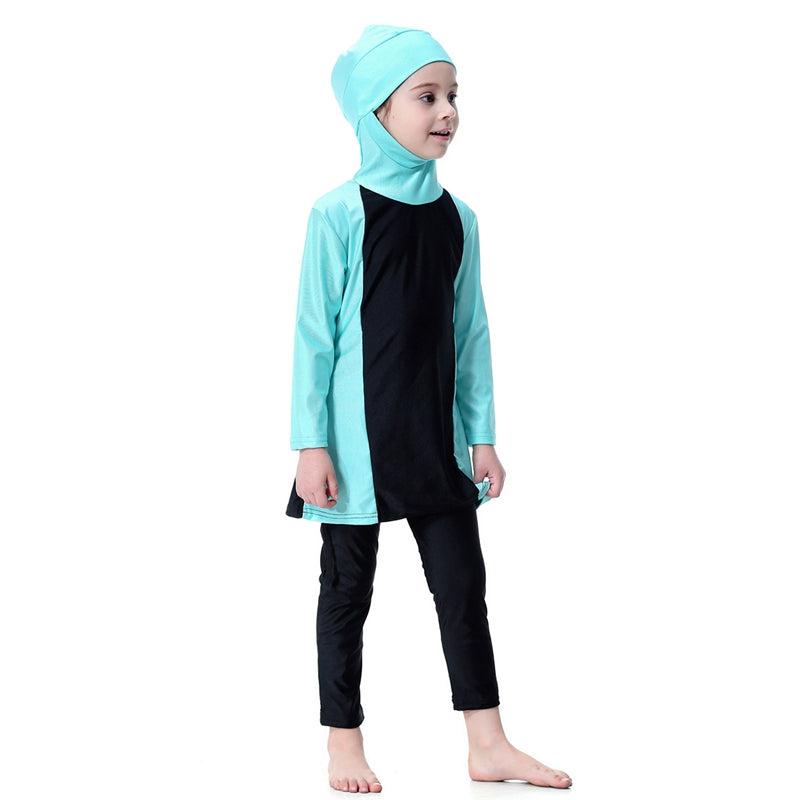 Maillot de bain burkini pour fille musulmane