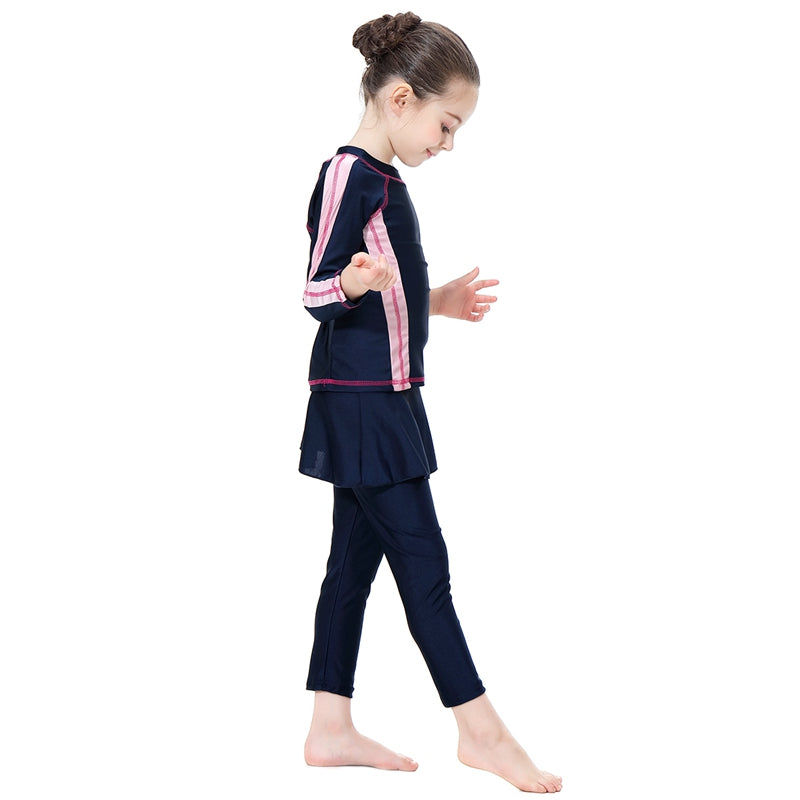 Maillots de bain pour filles musulmanes, burkinis pour enfants