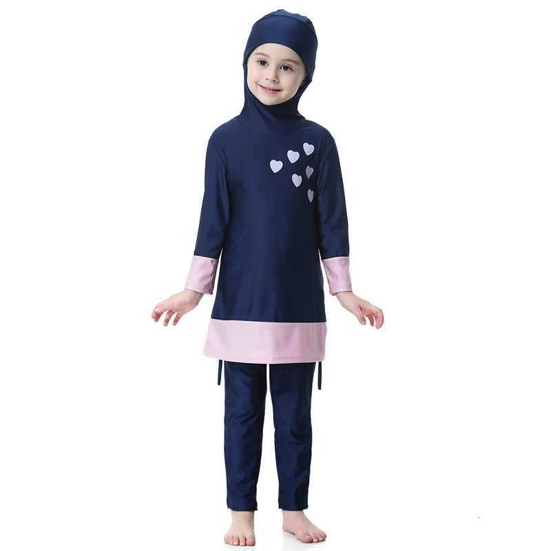 Maillot de bain burkini pour fille musulmane