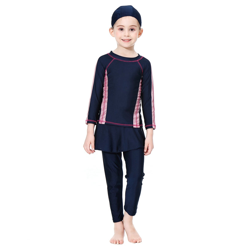 Maillots de bain pour filles musulmanes, burkinis pour enfants