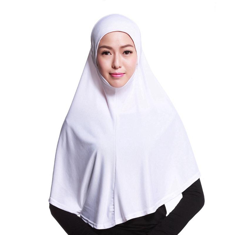 Jilbab court Khimar sans manches, 20 couleurs
