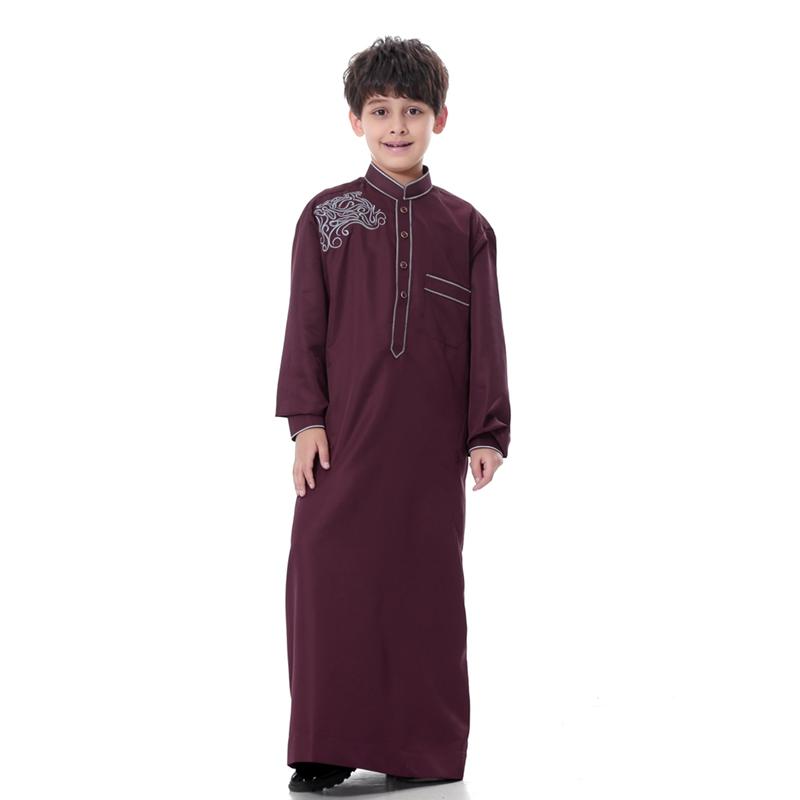 Vêtements pour enfants arabes du Moyen-Orient, jubah thobes pour garçons