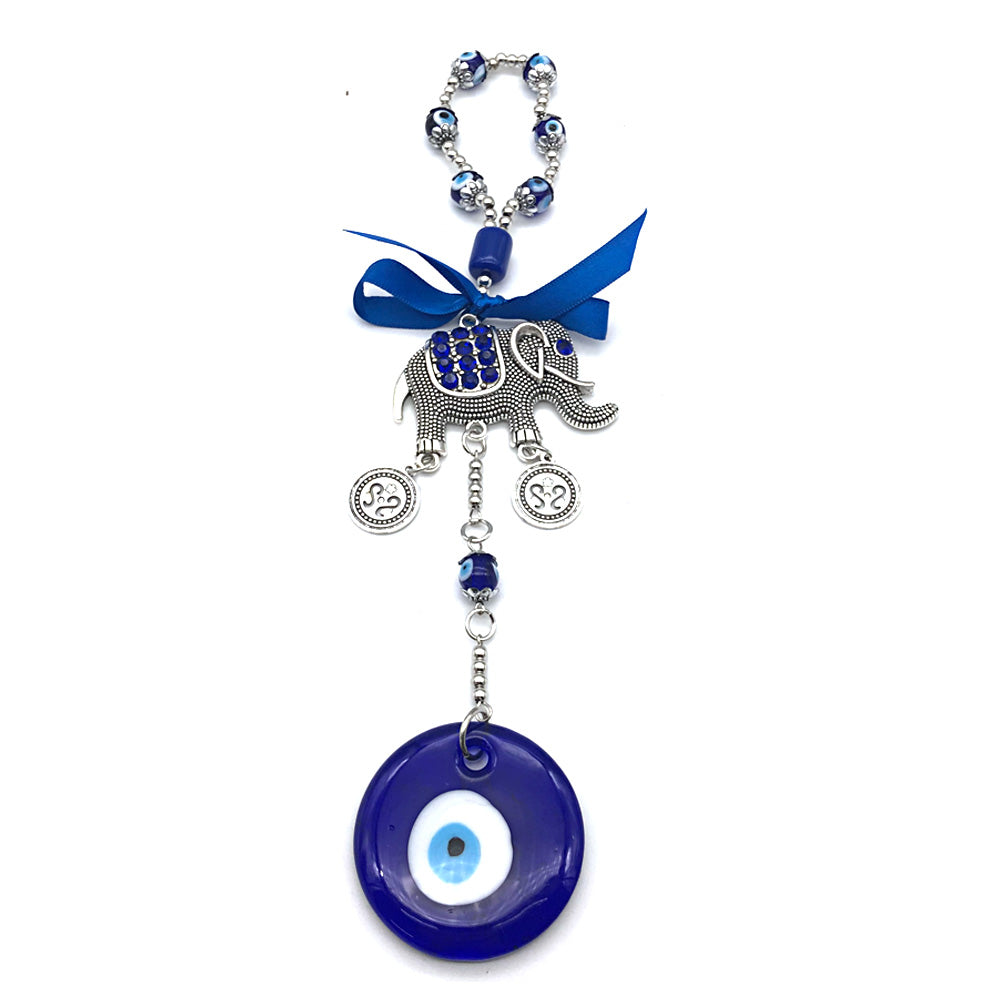 Blue Evil Eye Decor Wall Hanging Ornament Door Hanger Home Protection #EBE091