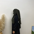 Ensemble de niqab Nida Khimar, 14 couleurs au choix, pour femmes musulmanes