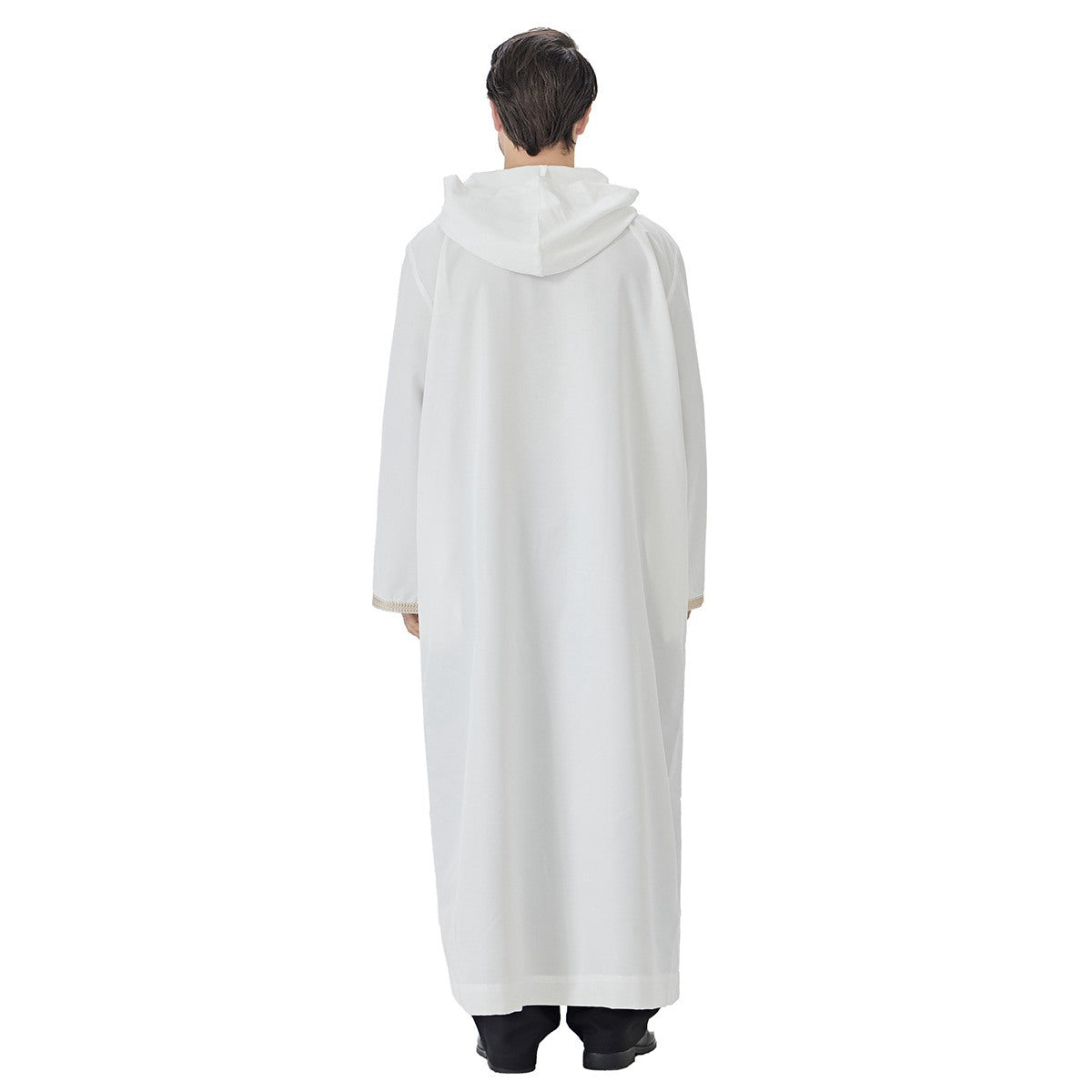 Arabic Hooded Thobe Islamic Muslim Jubba Djellaba For Men #26T847